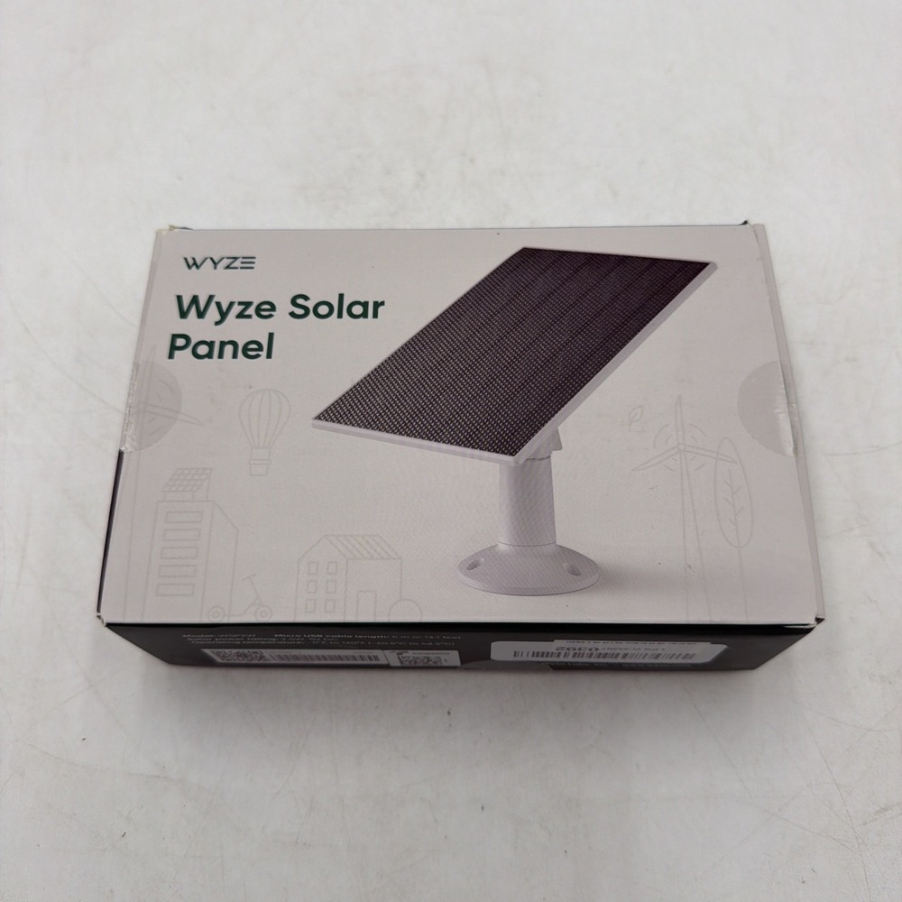 Wyze WSP2W Outdoor Security Camera Solar Panel White